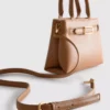 Buckle detail mini tote