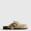 Buckle mule clogs