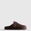 Buckle mule clogs