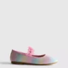 Butterfly appliqua ballet pumps