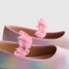 Butterfly appliqua ballet pumps
