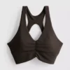 Buttery soft active ruched crop top Buttery soft active ruched crop top