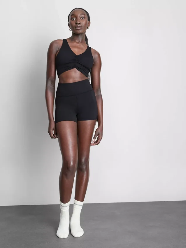 Buttery soft ruched crop top Buttery soft ruched crop top