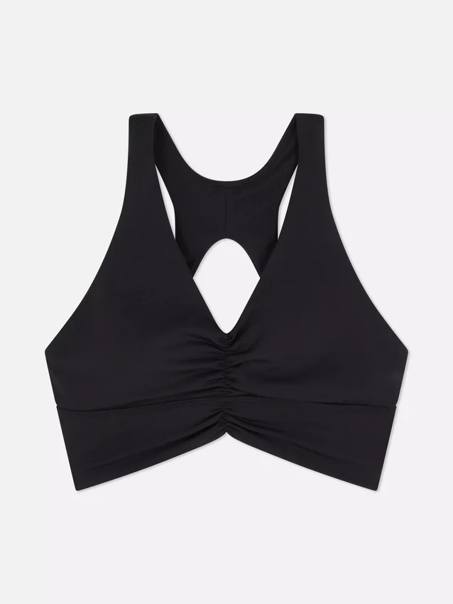 Buttery soft ruched crop top Buttery soft ruched crop top