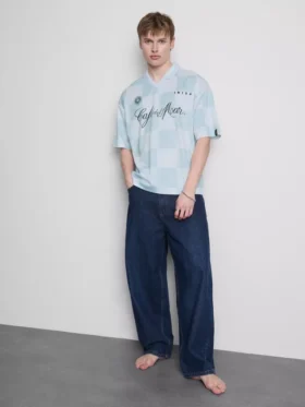 Cafa del mar check polo shirt