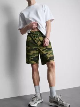 Camo mesh shorts
