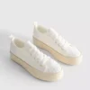 Canvas jute flatform sneakers