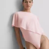 Cape overlay bodysuit Cape overlay bodysuit