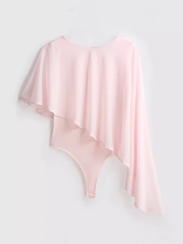 Cape overlay bodysuit Cape overlay bodysuit