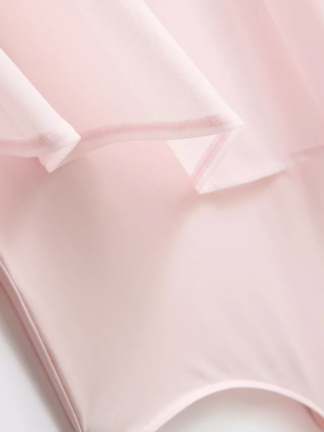 Cape overlay bodysuit Cape overlay bodysuit