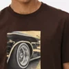 Car wheel graphic short sleeve t-shirt Car wheel graphic short sleeve t-shirt