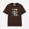 Car wheel graphic short sleeve t-shirt Car wheel graphic short sleeve t-shirt