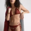 Chain detail tie side bikini bottoms Chain detail tie side bikini bottoms