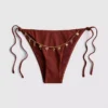 Chain detail tie side bikini bottoms Chain detail tie side bikini bottoms