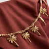 Chain detail tie side bikini bottoms Chain detail tie side bikini bottoms