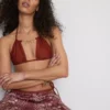 Chain detail triangle bikini top Chain detail triangle bikini top