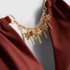 Chain detail triangle bikini top Chain detail triangle bikini top