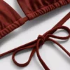 Chain detail triangle bikini top Chain detail triangle bikini top