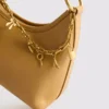 Charm detail shoulder bag