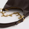 Charm detail shoulder bag