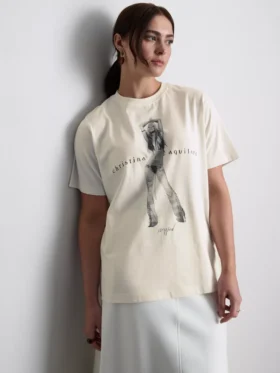 Christina aguilera cotton music tee