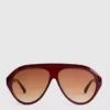 Chunky aviator-style sunglasses Chunky aviator-style sunglasses