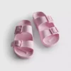 Chunky double buckle strap sandals