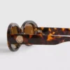 Chunky oval sunglasses