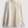 Classic cotton-blend button-down shirt Classic cotton-blend button-down shirt