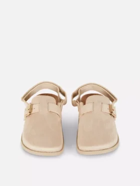 Closed toe mule sandals
