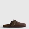 Closed toe mule slippers