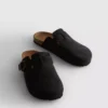 Closed toe mule slippers