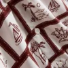 Coastal tile-print shirt Coastal tile-print shirt