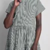 Collared mini shirt dress Collared mini shirt dress