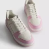 Colorblock court sneakers