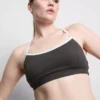 Contrast trim cross-back active crop top Contrast trim cross-back active crop top