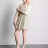 Corset button mini dress Corset button mini dress