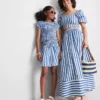 Cotton a-line striped maxi skirt Cotton a-line striped maxi skirt
