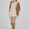 Cotton-blend button-up vest Cotton-blend button-up vest