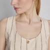 Cotton-blend button-up vest Cotton-blend button-up vest