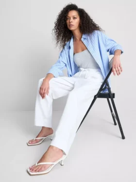 Cotton blend casual joggers
