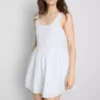 Cotton blend corset mini dress Cotton blend corset mini dress