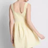 Cotton blend corset mini dress Cotton blend corset mini dress