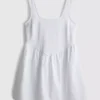 Cotton blend corset mini dress Cotton blend corset mini dress