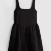 Cotton blend corset mini dress Cotton blend corset mini dress