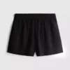 Cotton-blend elastic-waist shorts Cotton-blend elastic-waist shorts