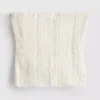 Cotton blend lace bandeau Cotton blend lace bandeau