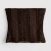 Cotton blend lace bandeau Cotton blend lace bandeau