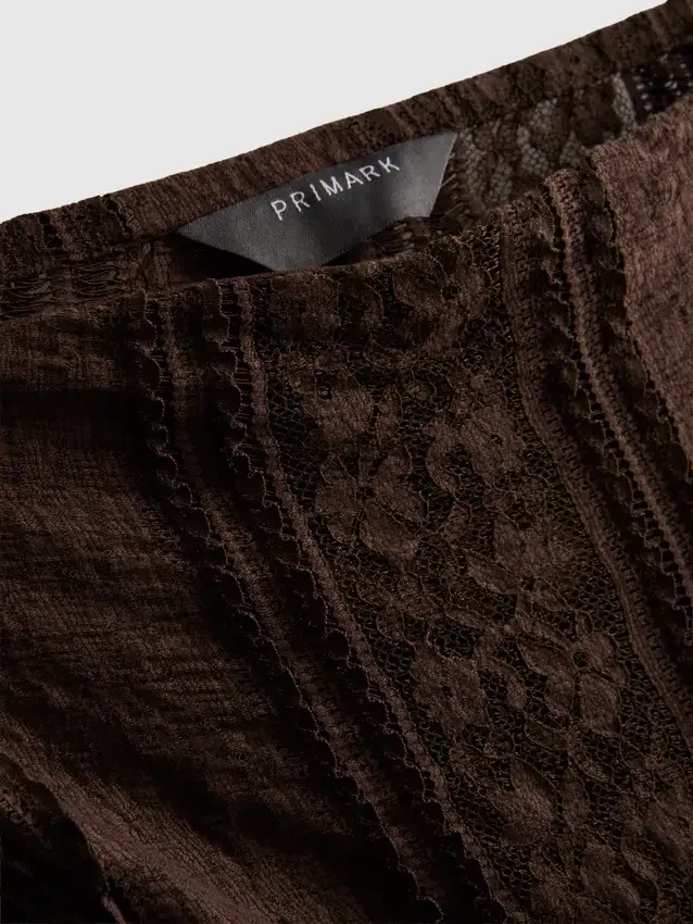 Cotton blend lace bandeau Cotton blend lace bandeau