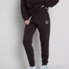 Cotton blend printed skinny joggers